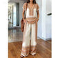 👚 50% RABATT NU! 🌺 Kvinnors Tryckt Topp & Byxor 2-delat Set – Andningsbar Boho-stil & Avslappnad Passform – Enkel Sommar- & Reseoutfit 🏖️