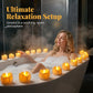 🕯️ 50% RABATT NU! ✨ Romantiska LED Flamskyddslösa Droppande Ljus – Realistisk Droppdesign, Flera Lägen & Timerfunktion – Säkra För Barn, Husdjur & Gardiner 🌙