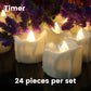 🕯️ 50% RABATT NU! ✨ Romantiska LED Flamskyddslösa Droppande Ljus – Realistisk Droppdesign, Flera Lägen & Timerfunktion – Säkra För Barn, Husdjur & Gardiner 🌙