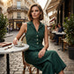 👗 50% RABATT NU! 🌾 Kvinnors Ärmlös Knäppnings Jumpsuit – Vida Ben, Flödande & Ansträngningslös Chic – Luftig Sommarstil, En-och-Klar Klädsel ✨