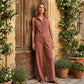 👗 50% RABATT NU! 🌾 Kvinnors Ärmlös Knäppnings Jumpsuit – Vida Ben, Flödande & Ansträngningslös Chic – Luftig Sommarstil, En-och-Klar Klädsel ✨