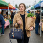 👜 50% RABATT NU! ✨ Elegant Dam Top Handle Handväska – Vävd Frontpanel, Tofscharmer & Utbyggbara Sidodragkedjor – Professionell & Polerad 💼