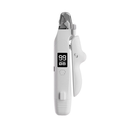 🐾 50% RABATT NU! ✂️ 2-i-1 LED Husdjurs Nagelklippare & Slip – Vass Blad + Kraftfull Slip, Inbyggd LED-lampa, Digital Display & Låg Ljudnivå – Säker Pälsvård för Katter & Hundar 🔋