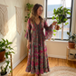 👗 50% RABATT NU! 🌺 Bohemisk Blommig Maxiklänning – V-ringning, Flödande Fåll & Premiumtyg – Romantisk, Andningsbar & Perfekt för Resor 🏖️