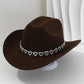 ✨ 50% RABATT NU! 🤠 Kvinnors Rhinestone Hjärta Cowboyhatt – Gnistrande French Jazz Fedora & Premium Strukturerad Silhuett – Elegant, Glamorös & Festivalredo 🎪