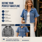 🧥 50% RABATT NU! 🌾 Damernas Sommar Jeansjacka med Volangärmar – Lätt, Snygg & Andningsbar 🦋