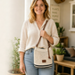 👜 50% RABATT NU! 🌿 Damernas Vävda Crossbody-väska med Lång Rem – Andningsbar Textur & Sommarelegans 🏖️