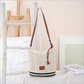 👜 50% RABATT NU! 🌿 Damernas Vävda Crossbody-väska med Lång Rem – Andningsbar Textur & Sommarelegans 🏖️