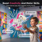 🦄 50% RABATT NU! 🎨 Måla, Tvätta & Måla Igen – Enhörningskit för Oändlig Kreativ Lek – Perfekt för Barn – Tvättbar & Återanvändbar ✨