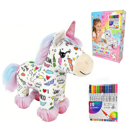 🦄 50% RABATT NU! 🎨 Måla, Tvätta & Måla Igen – Enhörningskit för Oändlig Kreativ Lek – Perfekt för Barn – Tvättbar & Återanvändbar ✨