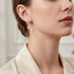 ✨ 50% RABATT NU! 💎 Damernas Glittrande Droppformade Örhängen – Dansande Moissanite & Eleganta Hängande – Tidlös Glamour 🥂