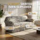 🛋️ 50 % RABATT NU! ✨ Högsträckbart sofföverdrag – volangkant & fullständigt skydd – förvandlar din soffa på nolltid – perfekt för vardagsrummet 🏠