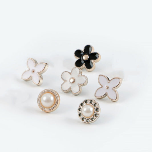 🎀 50% RABATT NU! 🍀 Damernas Sömlösa Broschknappar – Omedelbar Säker Passform & Elegant Dekoration ✨