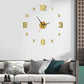 🕰️ 50% RABATT NU! ✨ 3D-väggklockset i Självlysande Akryl – Tyst & Borrfri – Perfekt för Modern Inredning 🏠