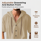 👕 50% RABATT NU! 🏖️ Herr Casual Huvtröja & Byxset – Andningsbar Bomullslinne & Avslappnad Passform ✨