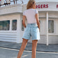 🩳 50% RABATT NU! 🌞 Dam Hög Midja Bomullsshorts – Andningsbar, Mjuk & Mångsidig 🕶️