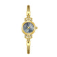 💎 50% RABATT NU! ⌚ Elegant Damklocka med Pärlemorsskiva – Kristallindex & Flätat Metallband ✨