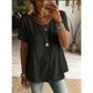 🌼 50% RABATT NU! 🌿 Dam Casual Bohemisk Urklippt Topp – Andningsbar & Lätt ✨