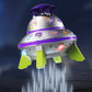 👽 50% RABATT NU! 🛸 UFO-roterande Vattenspridare för Barn – 360° Vattenstänk & LED-ljus – Perfekt för Trädgårdsfest & Strand 🌊
