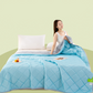 ❄️ 50% RABATT NU! 🛌 Svalkande Sommartäcke med Kylteknologi – Molnlätt, Andningsbart & Vändbart Dubbeltonsdesign 🌙