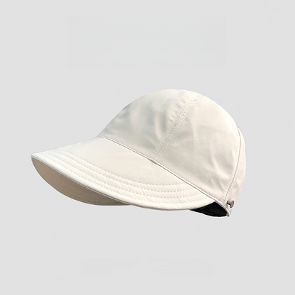 🌴 50% RABATT NU! 👒 Andningsbar Solhatt med Hästsvansöppning – UPF 50+ Skydd, Justerbart Band & Strukturbevarande Design 🏖️
