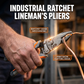 🔧 50% RABATT NU! ⚡ Ratchet Kabeltång med Trådskärare – Självlåsande & Mångsidig – Perfekt för Elektriker 🛠️