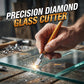 💎 50 % RABATT NU! 🔪 Professionell diamantglasskärare med aluminiumlegering handtag och rullhjul – för tjockt glas & keramik – perfekt för renovering 🏗️