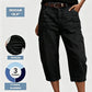 👖 50% RABATT NU! ✨ Korta Stretchiga Jeansbyxor för Dam – Avslappnad Barrel-passform & Mjuk Denim – Perfekt för Vardagen 🌿