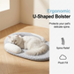 🐾 50% RABATT NU! ❄️ Andningsbar Kylande Husdjurssäng – Ortopedisk 3D-massage & Stödjande Bolster – Perfekt för Alla Raser 🛏️