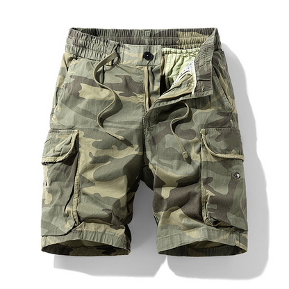 🩳 50% RABATT NU! 💪 Herr Stretch-Cargoshorts – Lös Passform & Mjukt Tyg – Perfekt för Aktiva Dagar & Utomhusäventyr 🌿