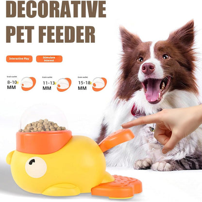 🐾 50% RABATT NU! 🐶 2-i-1 Interaktivt Pusselspel för Hundar & Långsam Matskål – Hälsosammare Ätande & Rolig Belöning 🧩