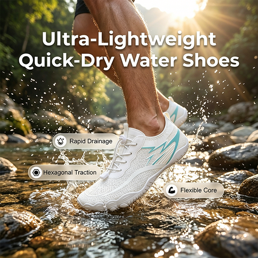👟 50% RABATT NU! 💧 Unisex Lätta Snabbtorkande Vattenskor – Halksäker & Andningsbar – Perfekt för Strand, Pool & Vattensport 🌊