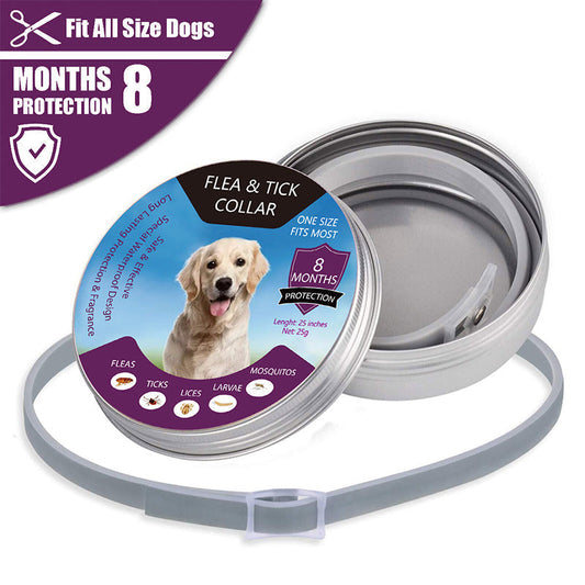 🐾 50% RABATT NU! 🛡️ Halsband mot Loppor & Fästingar för Hundar & Katter – 8 Månaders Skydd – Vattentätt & Justerbart – Perfekt för Alla Storlekar 🌿