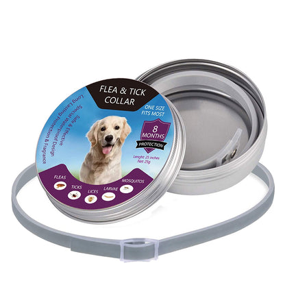 🐾 50% RABATT NU! 🛡️ Halsband mot Loppor & Fästingar för Hundar & Katter – 8 Månaders Skydd – Vattentätt & Justerbart – Perfekt för Alla Storlekar 🌿