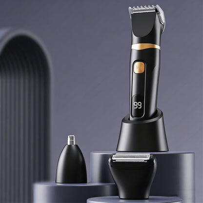 🔋 50% RABATT NU! 🪒 3-i-1 Elektriskt Groomingkit – USB-laddningsbart & Sladdlöst – Perfekt för Resa, Hem & Gym 🧔