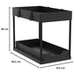 🛁 50% RABATT NU! ✨ 2-Tier Sliding Under Sink Organizer – Praktisk & Utrymmesbesparande för Badrummet 🚿