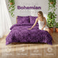🛏️ 50% RABATT NU! 🌿 Bekvämt & Andningsbart Täckeöverdragsset – Boho-inspirerat Tryck & Mjuka Material – Perfekt för Sovrummet 💤