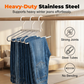 👖 50 % RABATT NU! 🗄️ Flerlagers platsbesparande byxhängare – rymmer 6 par, halkskydd & sparar upp till 80 % utrymme 🧵