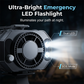 ❄️ 50% RABATT NU! 🌬️ 4-i-1 Halvledarfläkt – 8000mAh, 199 Hastigheter & Inbyggd Ficklampa 🔦