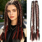💇‍♀️ 50% RABATT NU! 🌟 Maillard-inspirerade Förflätade Hårförlängningar – Boho-flätor & Pärldetaljer – Perfekt för Festivaler & Äventyr 🎸