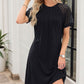 👗 50% RABATT NU! ✨ Women’s Elegant Dress with Lace Hollow Sleeves – Andningsbar Spets & A-linje – Perfekt för Alla Tillfällen 🌸
