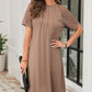 👗 50% RABATT NU! ✨ Women’s Elegant Dress with Lace Hollow Sleeves – Andningsbar Spets & A-linje – Perfekt för Alla Tillfällen 🌸
