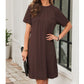👗 50% RABATT NU! ✨ Women’s Elegant Dress with Lace Hollow Sleeves – Andningsbar Spets & A-linje – Perfekt för Alla Tillfällen 🌸