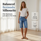🩳 50% RABATT NU! 👖 Bermudashorts i Slitna Jeans – Avslappnad Passform & Obearbetad Nederkant – Perfekt för Sommar & Streetwear ☀️
