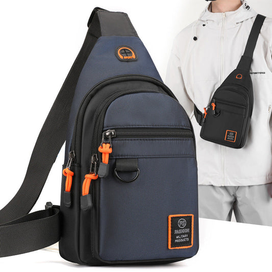 🎒 50% RABATT NU! 💧 Waterproof Multi-pocket Crossbody Sling Bag – Vattentät & Praktisk – Perfekt för Pendling & Resor 🌧️