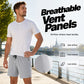 🩳 50% RABATT NU! 💨 Herr Snabbtorkande Sportshorts med Dragkedjefickor – Andningsbara & Flexibla – Perfekt för Löpning, Gym, Vandring & Vardag 🏃