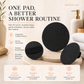 🧽 50 % RABATT NU! ✨ Skrubbhanddukar – exfolierar skonsamt, rensar porer & ger ljusare hud – slitstarkt gummi – lätt att skölja av 🛀