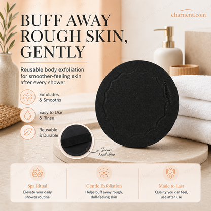 🧽 50 % RABATT NU! ✨ Skrubbhanddukar – exfolierar skonsamt, rensar porer & ger ljusare hud – slitstarkt gummi – lätt att skölja av 🛀