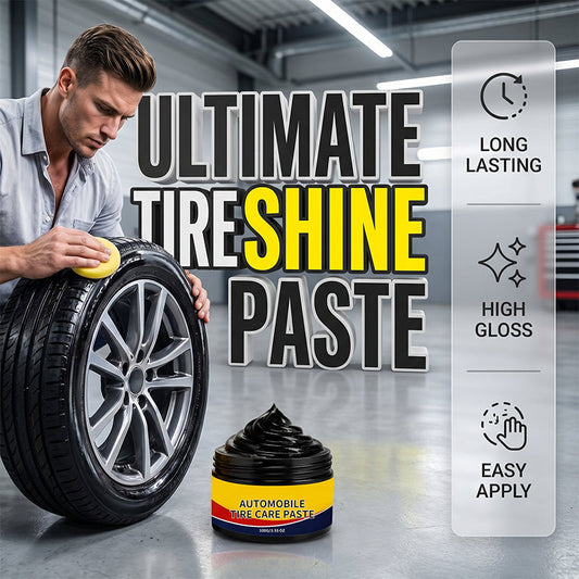 🚗 50% RABATT NU! ✨ Car Tire Restorer and Shine Paste – Återställer Färg & Skyddar mot UV – Perfekt för Långvarig Glans 🛡️