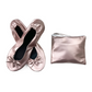 🩰 50% RABATT NU! ✨ Dameleganta Vikbara Ballerinaskor – Mjuka & Kompakta – Perfekt för Resa & Pendling – Rädda Dina Fötter från Klackar 🌸